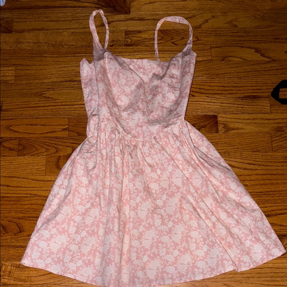 Pink Floral Dress